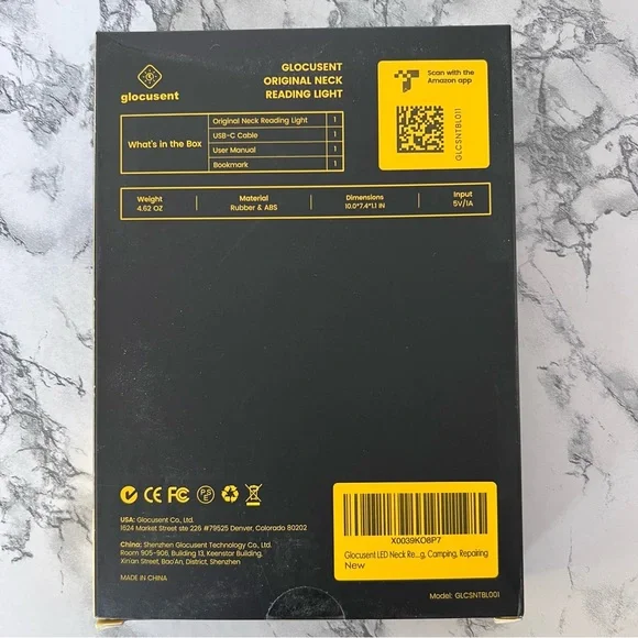 Glocusent Book Light in Purple, NWT - Picture 5 of 8